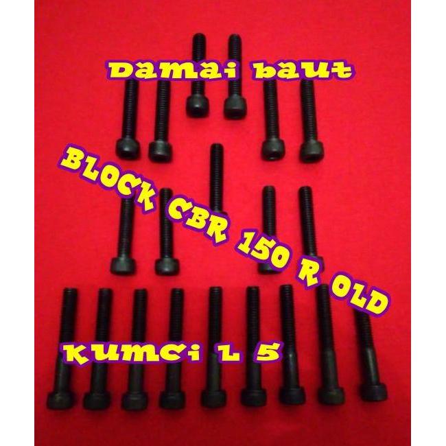 baut l baja block mesin cbr 150 r old