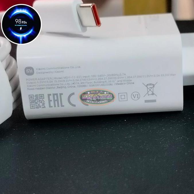 Charger xiaomi turbo charge 33 watt Original 100%
