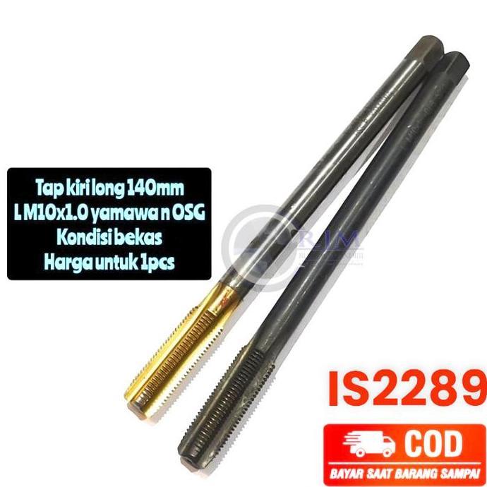 tap kiri hand tap long 140mm L m10x1.0 kiri yamawa osg japan