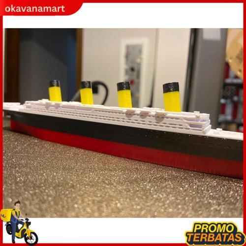 Titanic - Diecast Replika Miniatur Kapal Titanic - Mainan Kapal Pesiar Pengiriman Kilat