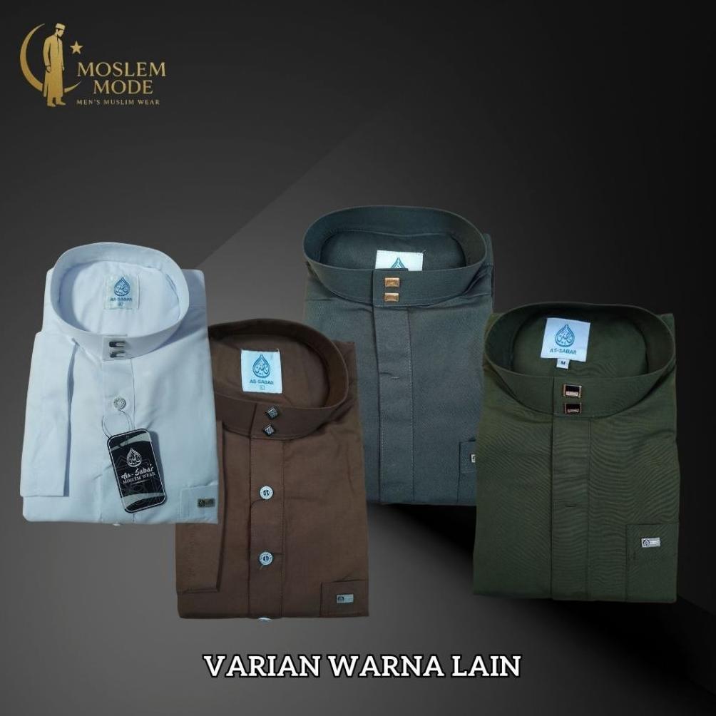LIMITED Baju Gamis Pria Putih Polos Jubah Gamis Pria Viskin Putih Lengan Panjang Oblong - Gamis Laki