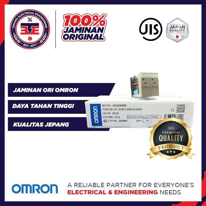 TERLARIS OMRON G2R-1-SND RELAY 8 KAKI ORINAL OMRON 6V DC 12V DC 24V DC 48V DC