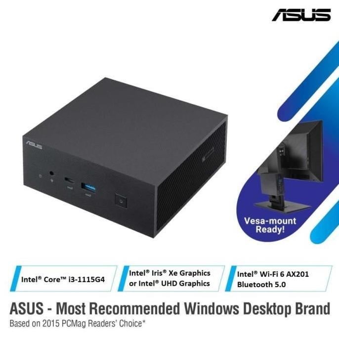 Mini PC ASus PN63-S1 i3 1115/4/Ssd256/Dos Mini Pc Intel i3 Asus PN63