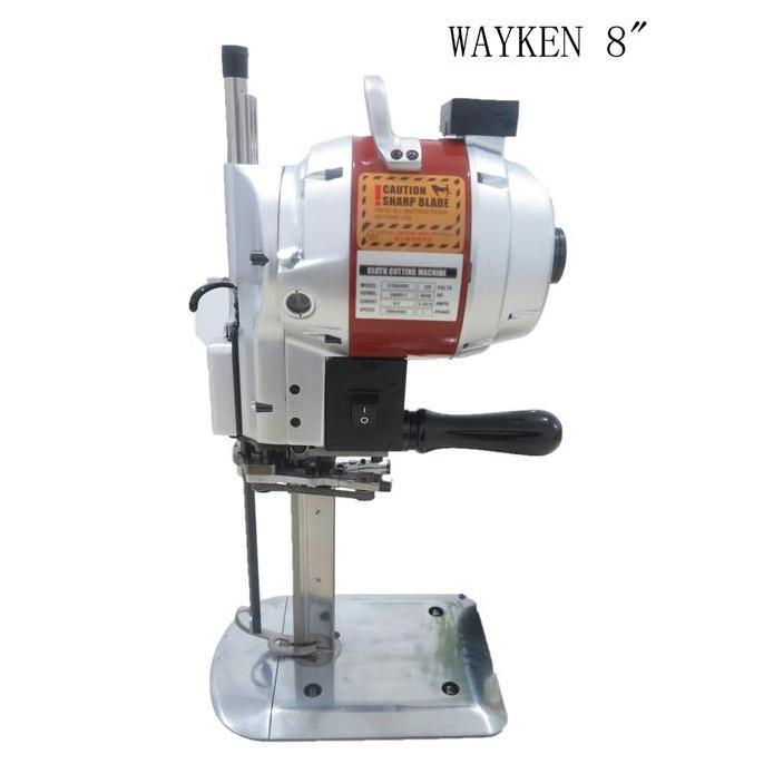 Mesin Potong Bahan Kain Pisau Tegak 8" WAYKEN