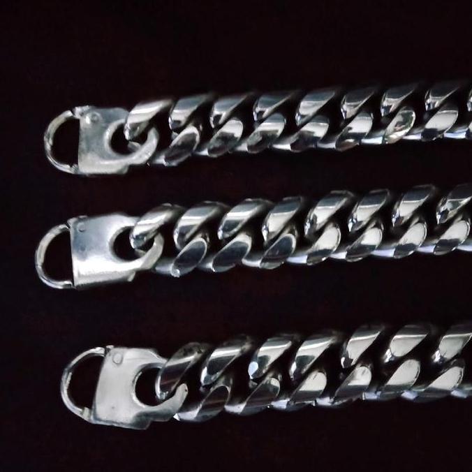 Youboy- Gelang Rantai Pria Jumbo Gelang Baja Stainless Anti Karat