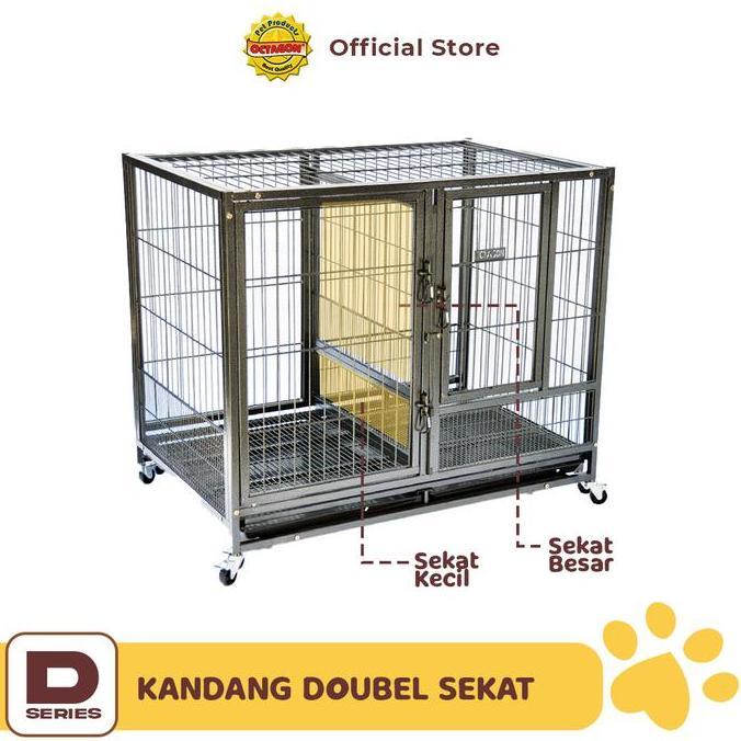 Kandang Octagon - Kandang Sekat Besar | Kandang Anjing Beranak | Kandang Hewan Sekat pasti murah