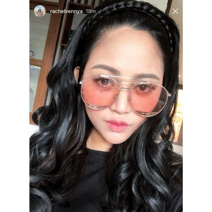 Ahmadgoedang3  - Aegyoshoppe - H022 Wig Bando Korea Kepang 60 Cm, Rambut Palsu Setengah Kepala Denga