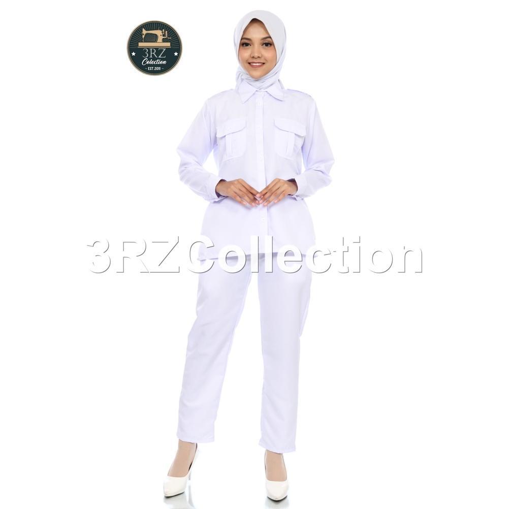 New Setelan Seragam Pns Putih Wanita Baju Dinas Putih Pdh Wanita Baju Putih Pns Wanita Setelan Rok P