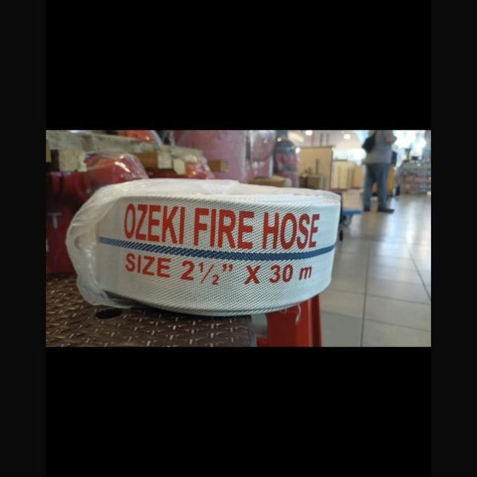 Fire Hose Kanvas Selang Pemadam Ozeki 2.5"x30m