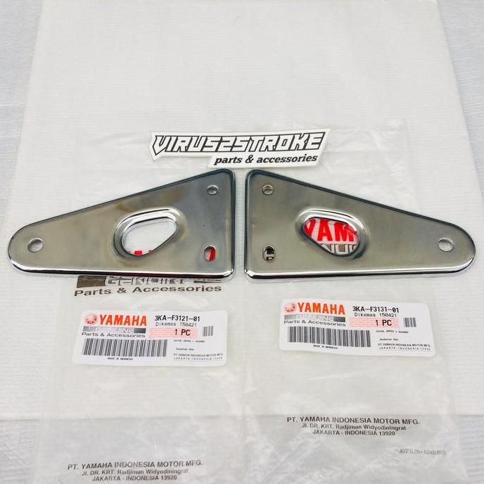 Promo Bracket Breket Dudukan Lampu Depan Bulat Set RX King New Peredam Ori Diskon