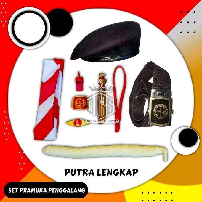 (PUTRA LENGKAP) Set alat pramuka atribut Pramuka putra