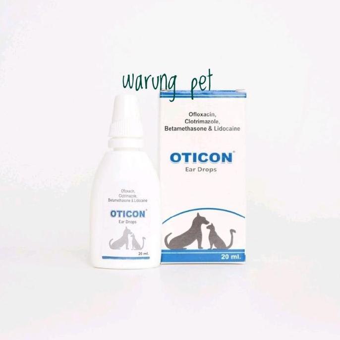 Obat Jamur & Bakteri Telinga Hewan Oticon Ear Drops 20ml