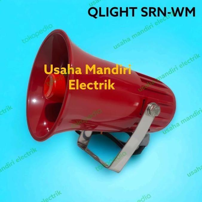 NEW QLIGHT SRN-WM SIRINE QLIGHT, ELECTRIK HORN SPEAKER, 220VAC