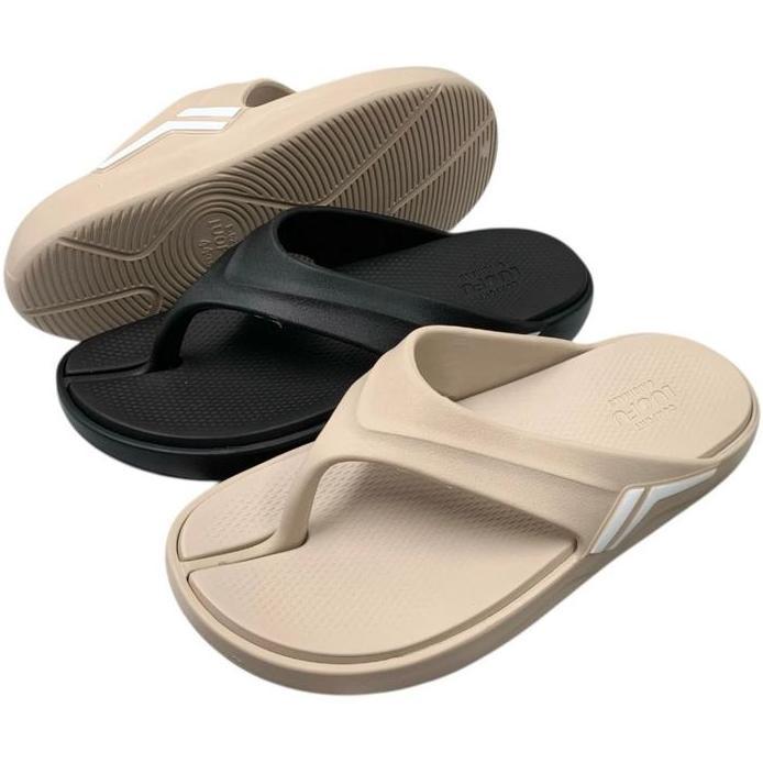 LUOFU Sandal Jepit Karet Pria Empuk Ringan Import E6217-BR3W (AU3)
