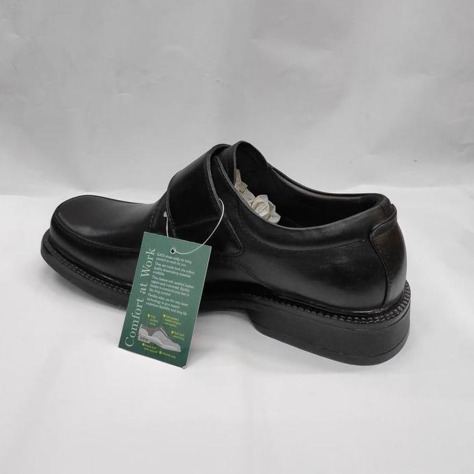 Sepatu kulit Gats RF8002 hitam sepatu pantofel pria original Kerja Shoes