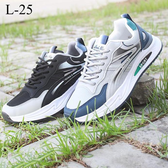 (Wevamoli) Sneakers Sports Pria Premium Import ML-25 Sepatu Olahraga Pria Kanvas Kekinian Import Sep