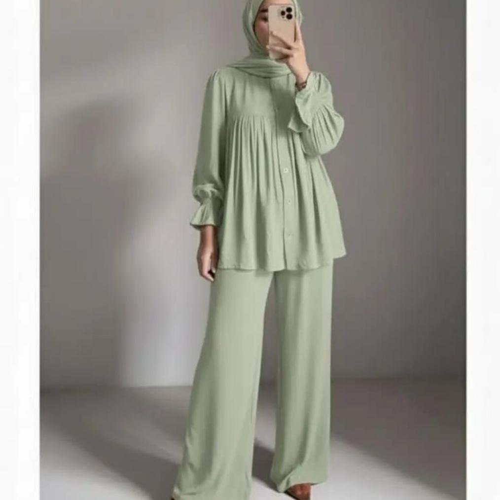 hemat jenna one set rayon twill polos adem premium