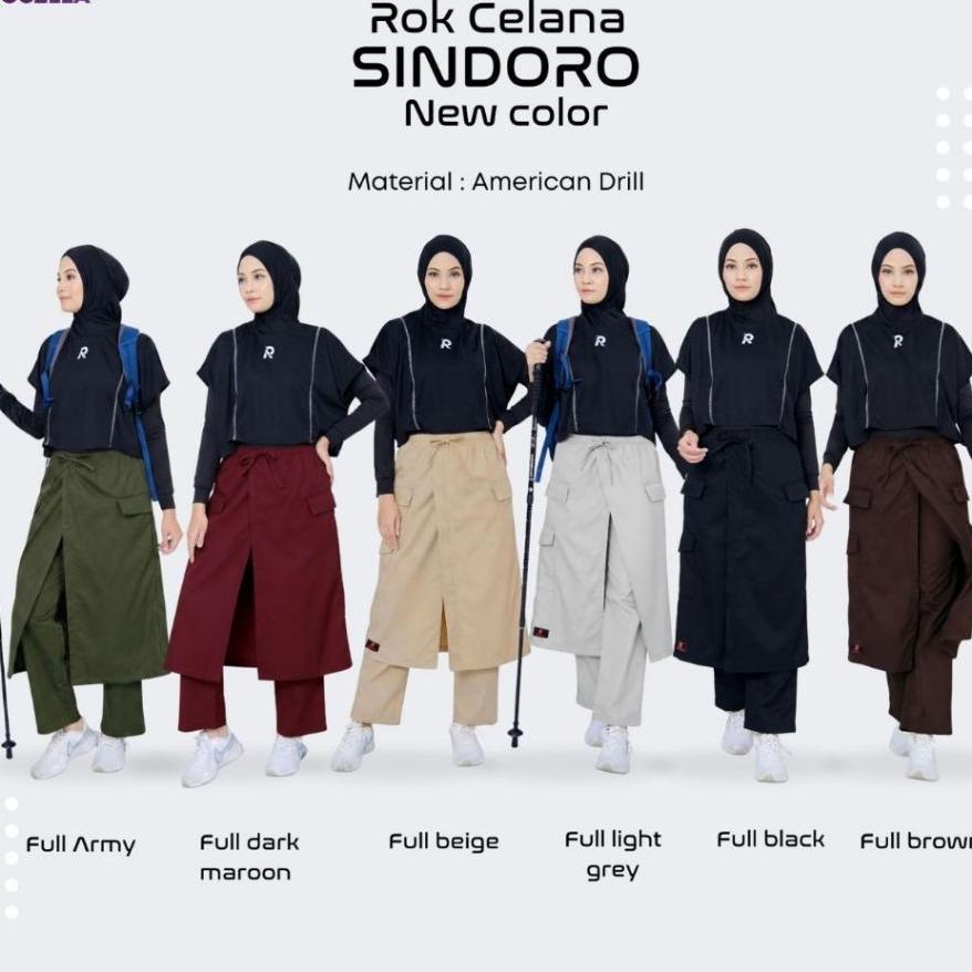 Rocella Rok Celana Sindoro - Rok Celana American Drill - Rok Celana Olahraga Wanita - Rok Celana Out