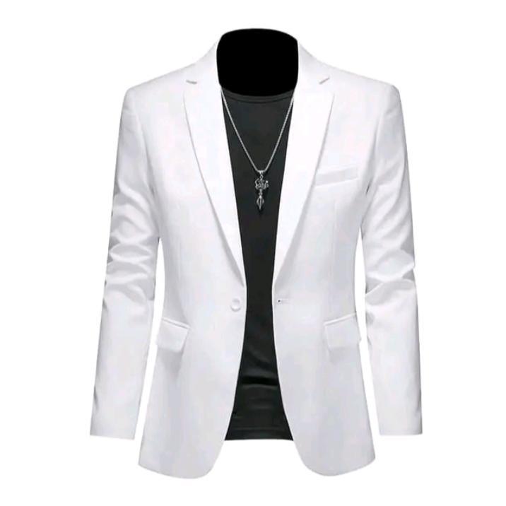 Premium Jas Pria Putih / Jas Putih Pria / Blazer Pria Putih / Jas Formal Pria / Blazer Putih