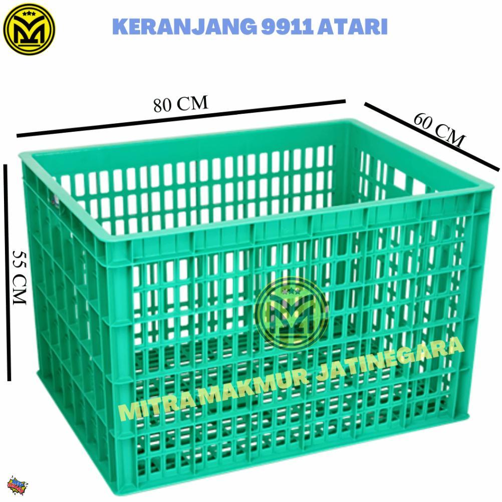 SALE KERANJANG INDUSTRI JUMBO 9911 2225 LR / CONTAINER INDUSTRI RODA / KRAT PLASTIK JUMBO