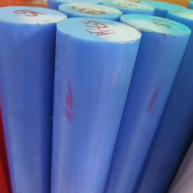 Nylon Mc Blue Batangan 50mm / Mc Blue Rod / Nylon Biru Batangan