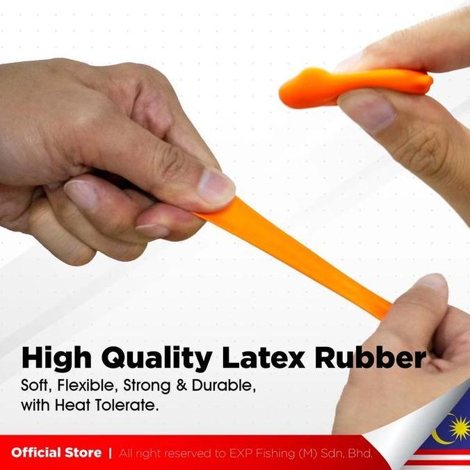 EXP Mexi-20 Soft Rubber Frog Umpan Pancing Casting Ikan Gabus 30mm 5g Blade Spinning Karet Asli Thai