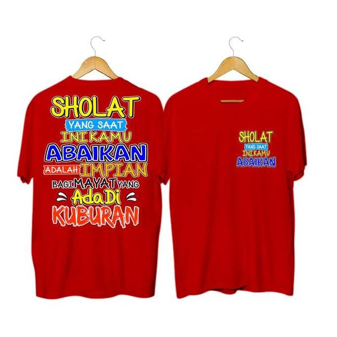 KAOS KATA-KATA ATASAN OBLONG COWOK DEWASA LENGAN PENDEK MOTIF DEPAN BELAKANG XS-XXL-241 KATUN bajuco