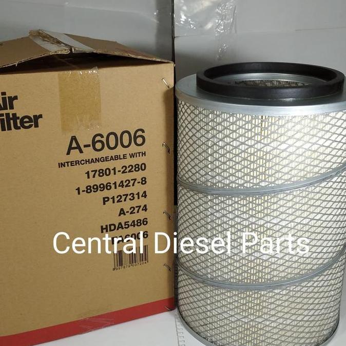 Filter Udara Nissan BTX CK12 PK215 CK87 17801-2280 A-6006 A6006 Sakura