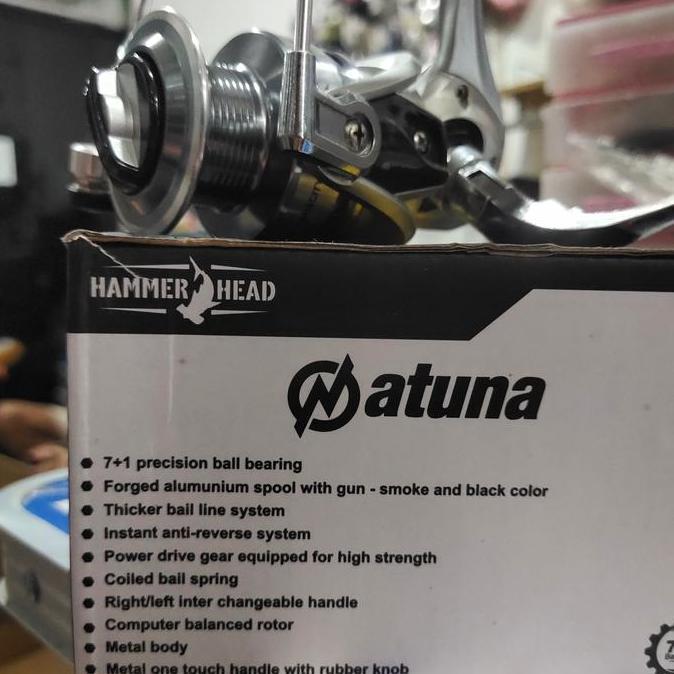 reel hammerhead natuna 3000 metal body