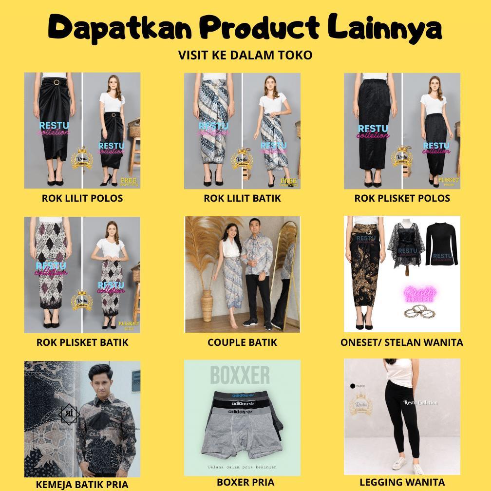 BESTPROMO ROK LILIT SONGKET MOTIF BATIK WANITA MK BIRU BAWAHAN KEBAYA WISUDA DAN KONDANGAN + GRATIS 