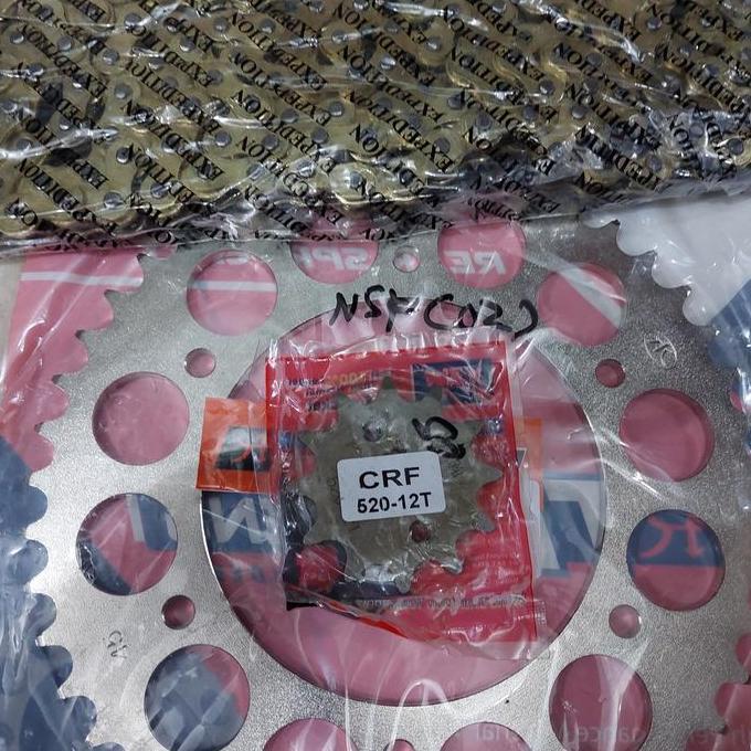 Gear set gir paket 520 CRF 150 CRF 230 TK Racing 520 45