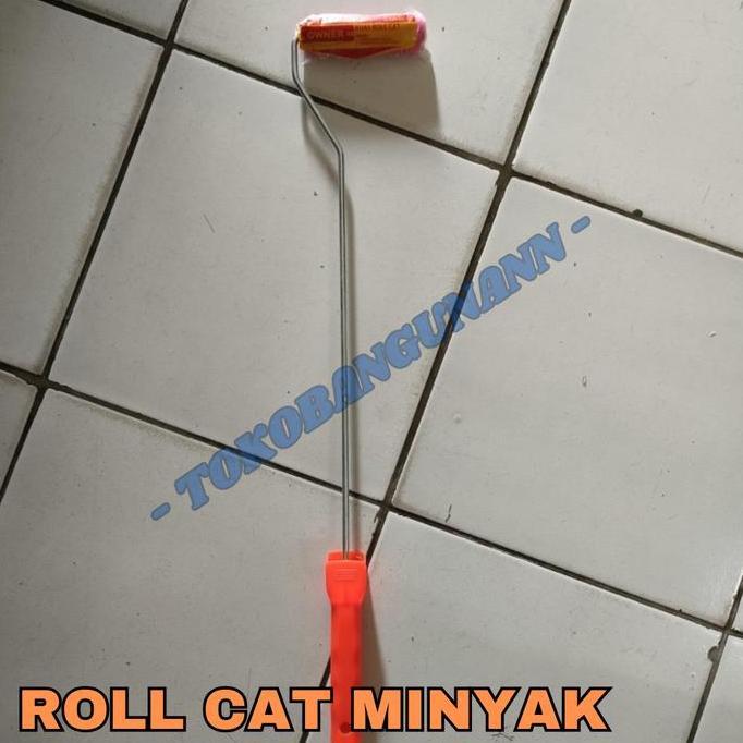 Fizaa_shop7 - Kuas Rol Roller Roll Cat Kapal Kecil Panjang Mini MiniRoller Premium