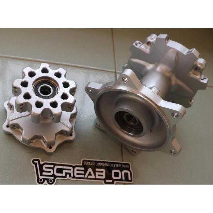 Tromol honda crf 150L depan hold 36 belakang hold 32