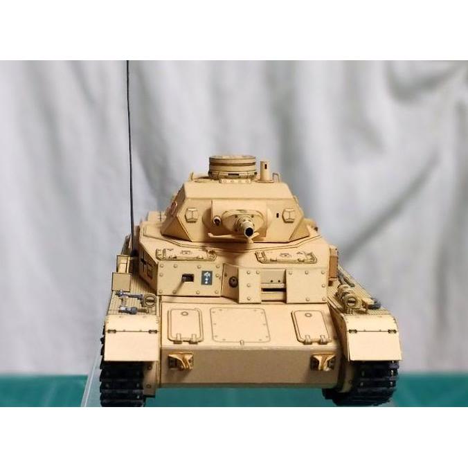 (Mainan Kertas) DIY Papercraft Kertas pola Tank Panzer IV
