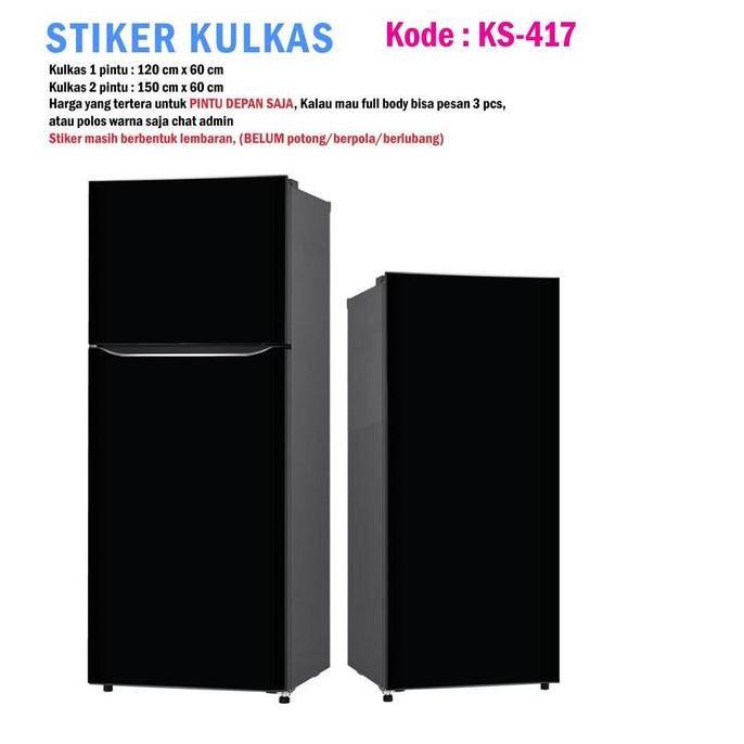 RAMEStore - Stiker Kulkas 1 Pintu dan Sticker Kulkas 2 pintu Warna Polos