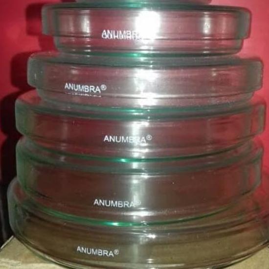 Cawan Petri Kaca 100x20 mm. Anumbra Petri Dish. Petridish. Petri Kaca