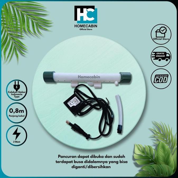 Dbwahyutoko - Paket Mesin Pompa Air Mini Aquarium dan Pipa Air Terjun Filter
