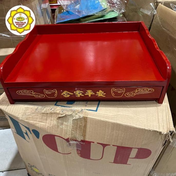 TERLARIS ALTAR MEJA SEMBAHYANG GANTUNG / LANTAI THIKONG TECUKONG UKURAN PANJANG 48 CM LEBAR 38 CM TI