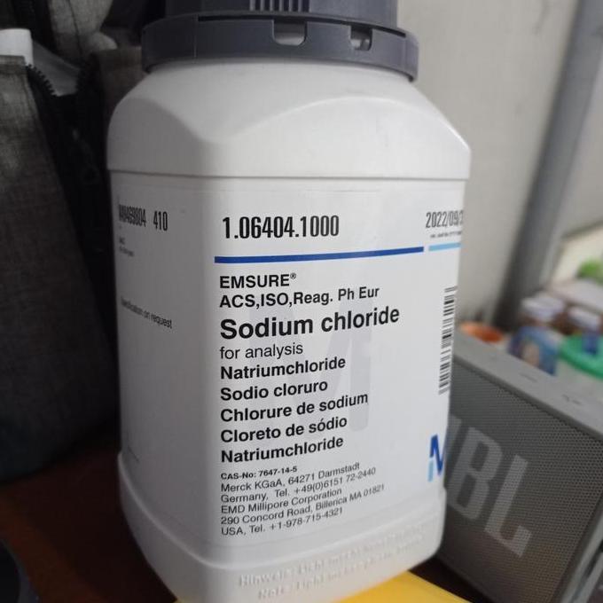 sodium Chloride Merck / NaCl Ecer 100g Merck