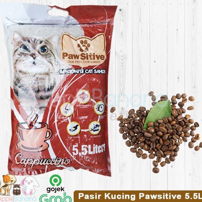 Nespt- Pasir Kucing Gumpal Ngi Pasir Pawsitive 5,5L 5,5 Liter
