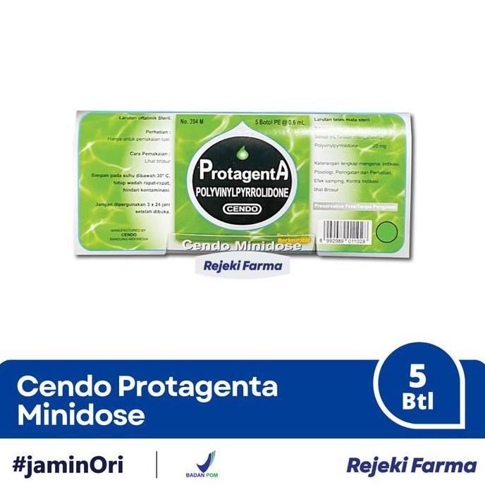 Cod,Bisa- Cendo Protagenta Minidose 0.6 Ml Isi 5 Botol Obat Tetes Mata