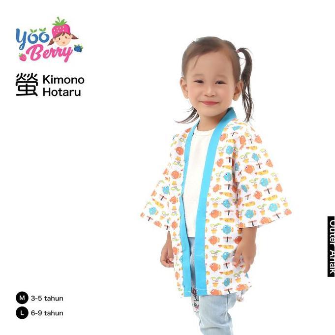 Kola_Stips9 - Yooberry Outer Kimono Anak Hotaru Kids Baju Yukata Perempuan Laki