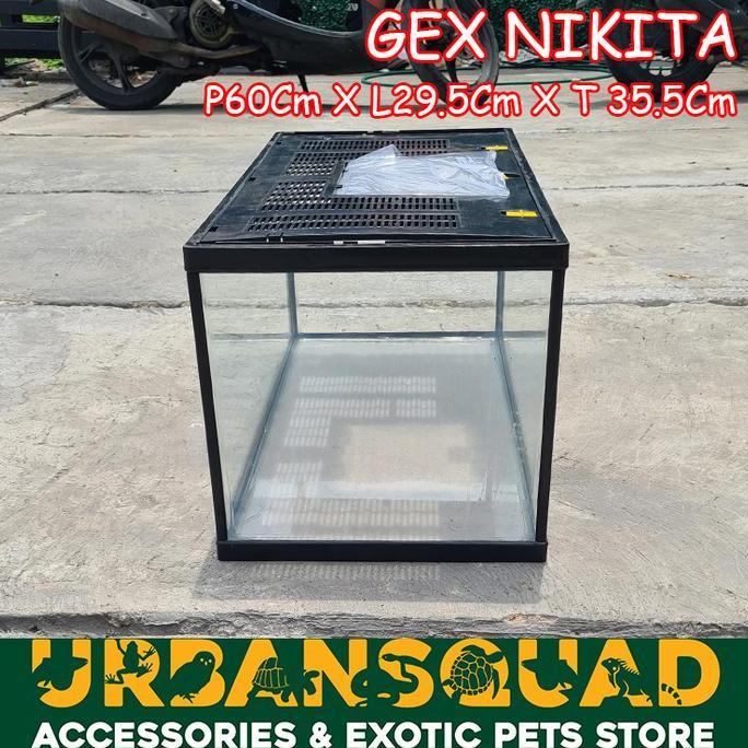 Hobiikan- Gex Nikita P60Cm X L9.5Cm X T 35.5Cm Exoterra Reptizoo Aquarium Kura