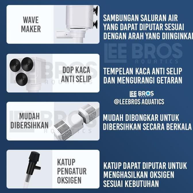 Duniaikanqita- Pompa Filter Aquarium / Internal Filter Aquarium / Pompa Air Aquarium / Filter Akuari