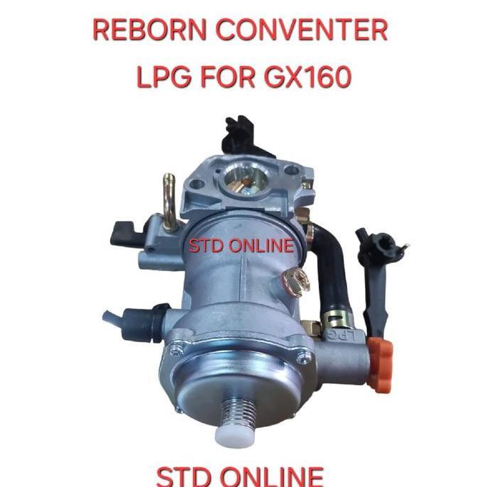 STD ONLINE REBORN CONVENTER CARBULATOR LPG UNTUK GX160 KONVERTER LPG EFISIEN KOMPATIBEL DENGAN MOTOR
