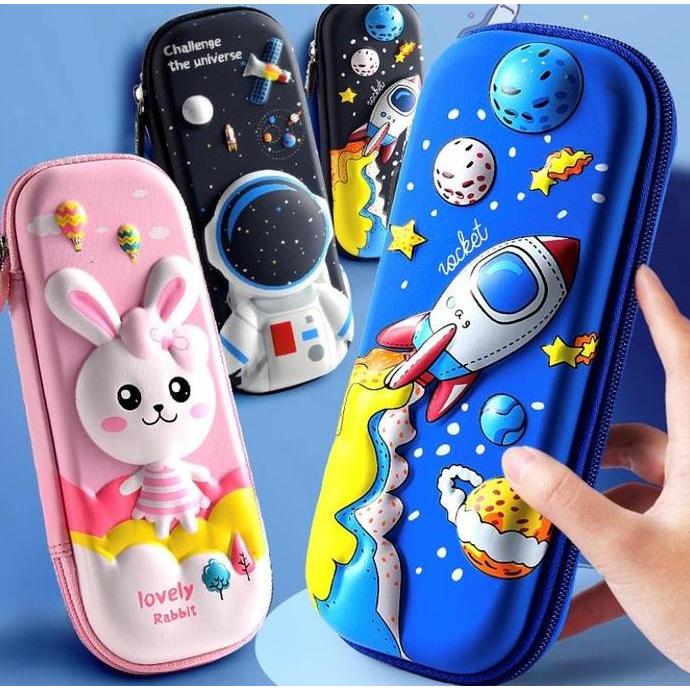 Tulisatk- Kotak Pensil Tempat Tepak Pencil Anak Laki Laki Perempuan 3D Pc000