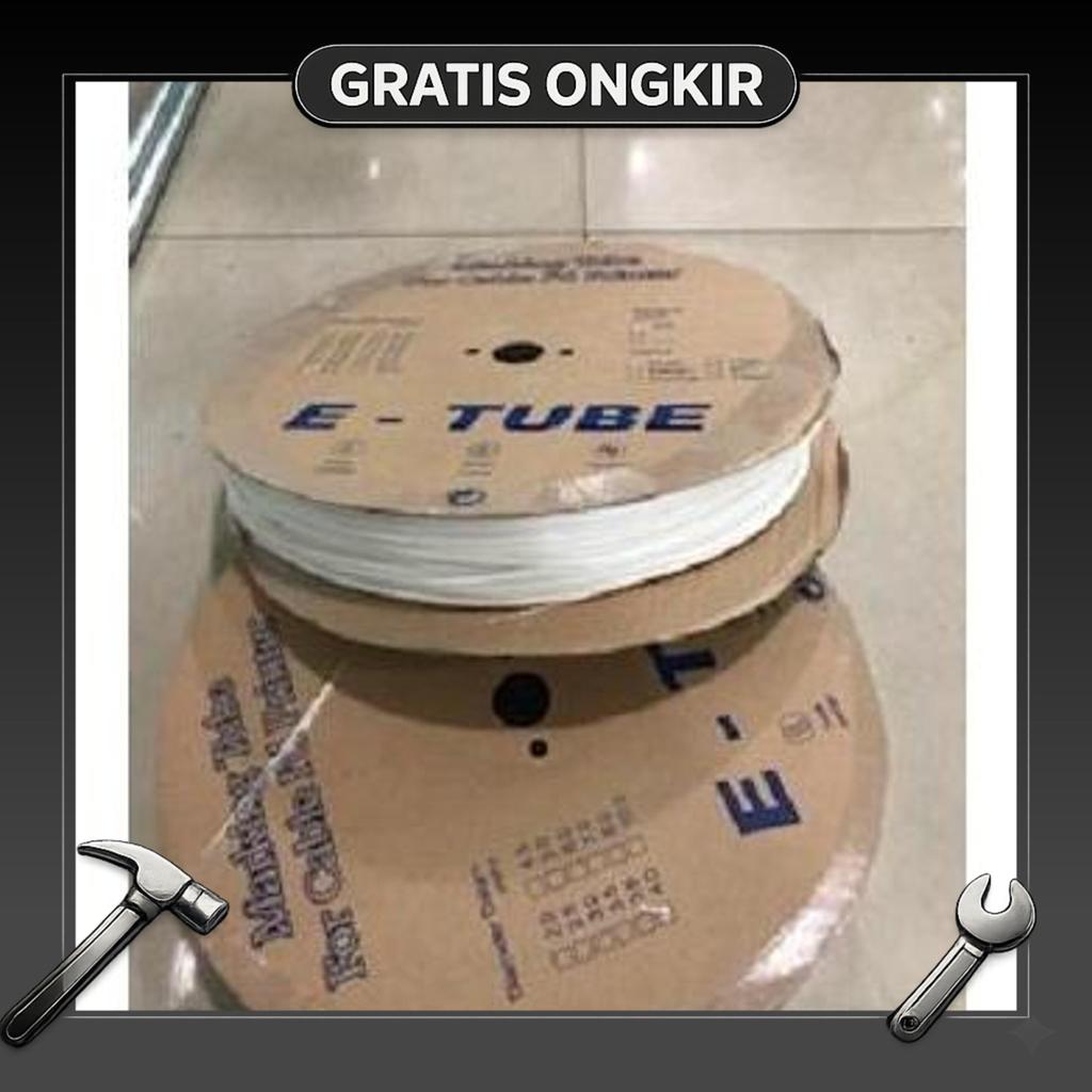 Marker Tube / Marking Tube E-Tube 5.0 Untuk Kabel 6Mm @200Mtr