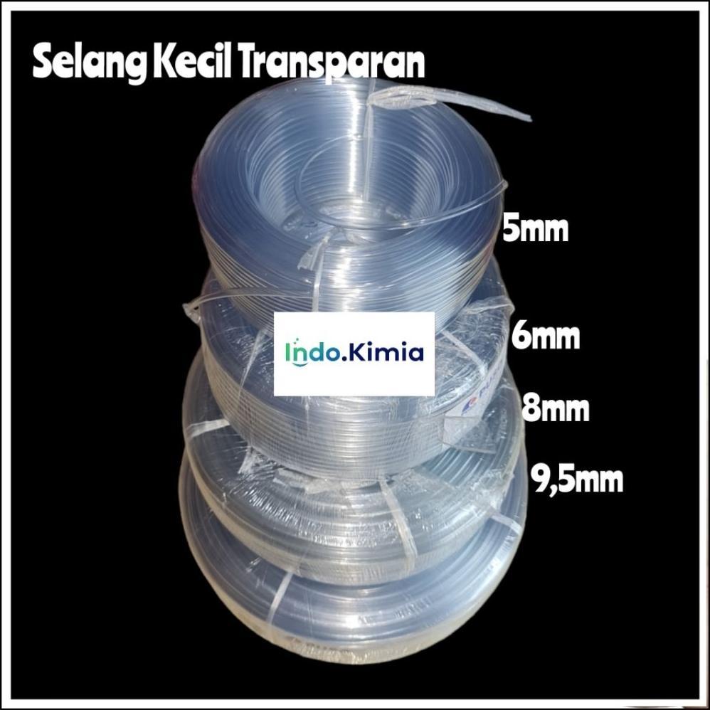 Promo Cod Selang Transparan Kecil / Selang Kecil Ukuran 5Mm, 6Mm, 8Mm & 9Mm ><