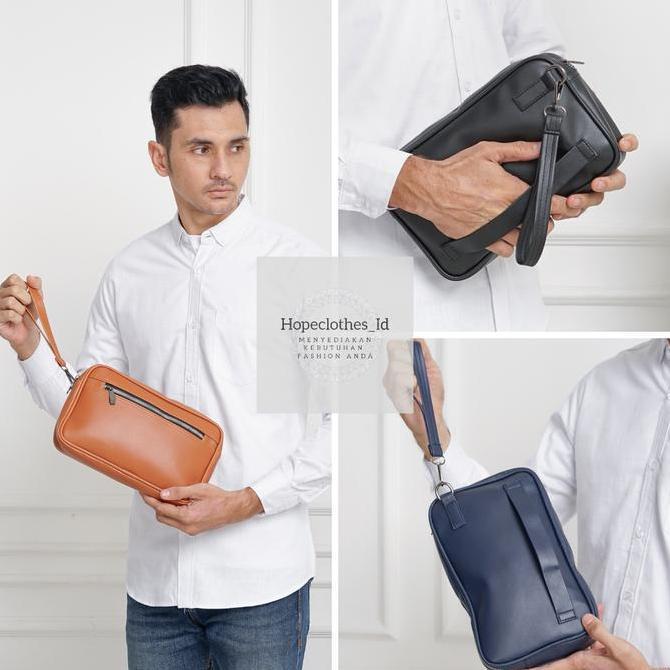 Clutch Pria Pouch Bag Pria Kulit Clutch Hand Bag