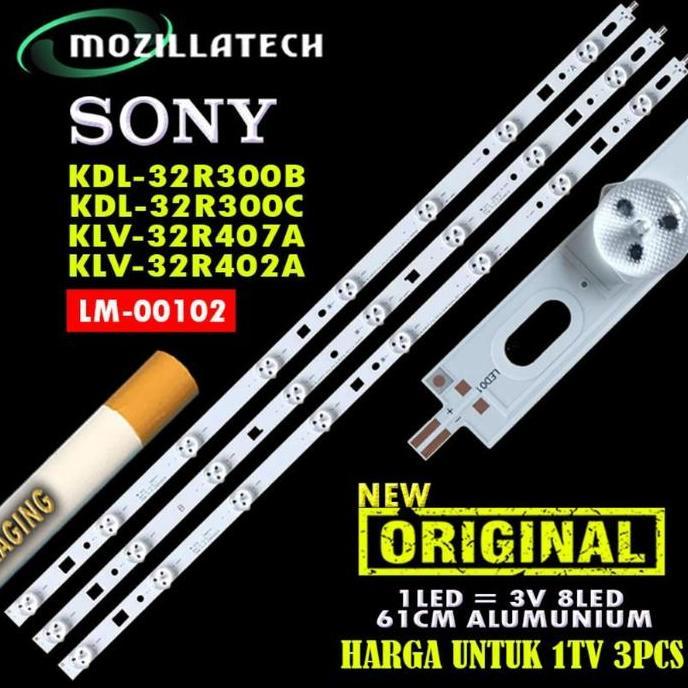TERLARIS BACKLHT TV SONY 32 INCH BACKLHT SONY 8 KANCING LAMPU BACKLHT TV
